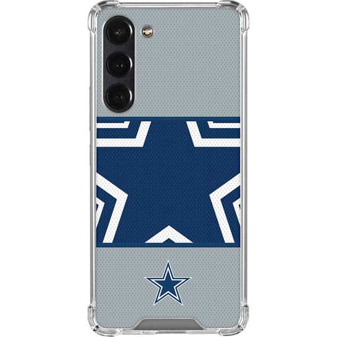 NFL Dallas Cowboys Zone Block Galaxy S24 FE Clear Case